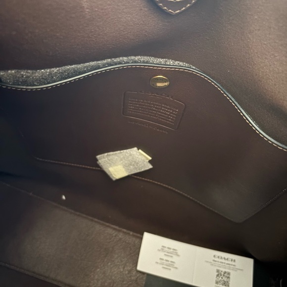 COACH Brooklyn 39 Hobo NWT Maple Brown - Picture 9 of 11